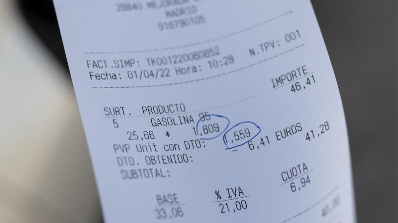 otro ticket gasolina