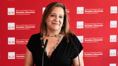 La presidenta del grupo parlamentario Alianza Progresista de Socialistas y Demócratas de Europa, Iratxe García