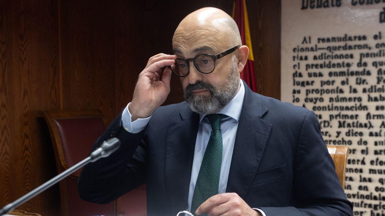 El presidente de Adif, Luis Pedro Marco de la Peña. EP.