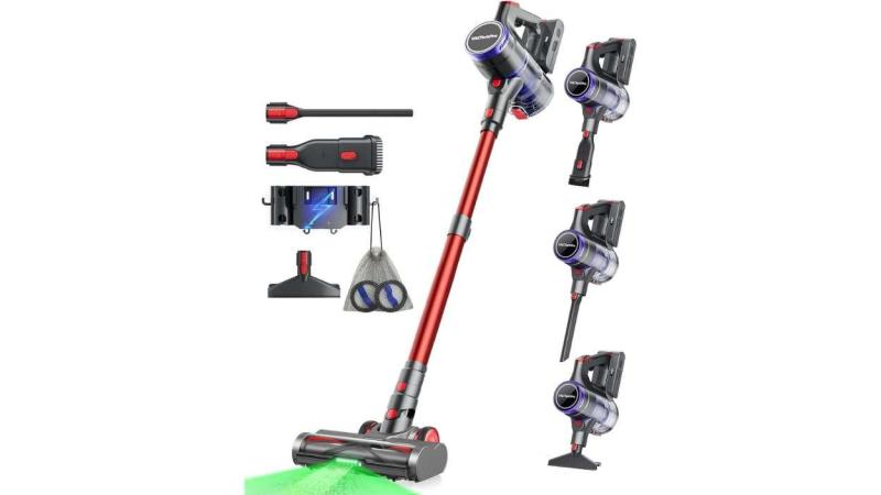 Aspiradora vertical sin cable VACTechPro 55KPa 600W