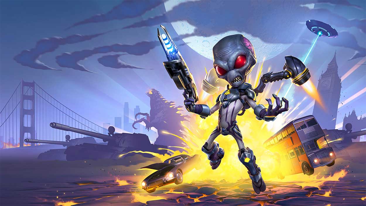 Arte del juego Destroy All Humans!