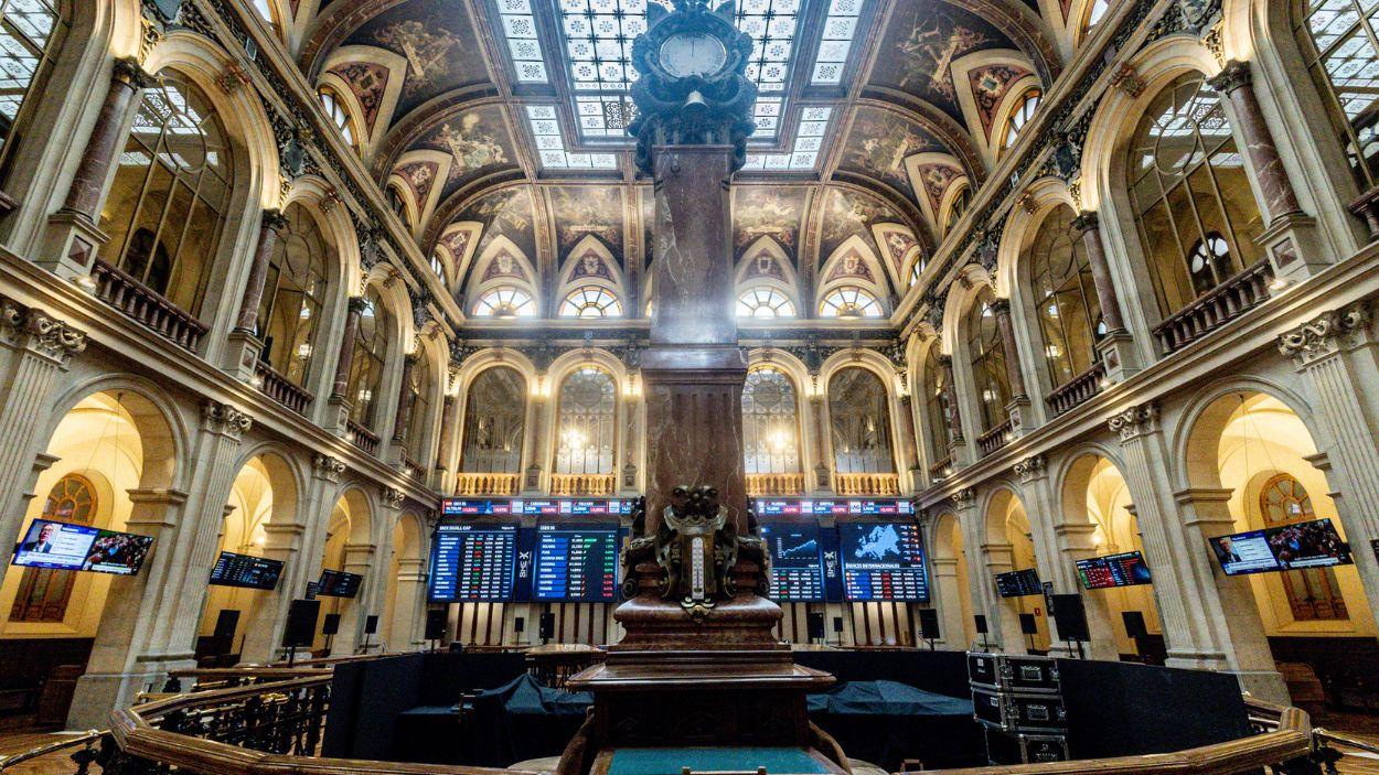 Interior del Palacio de la Bolsa de Madrid. EP.