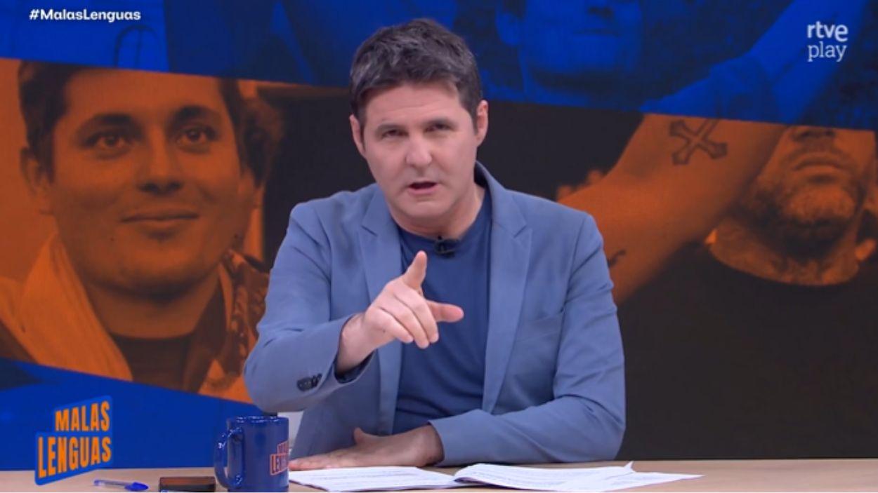 Jesús Cintora en 'Malas Lenguas'. TVE