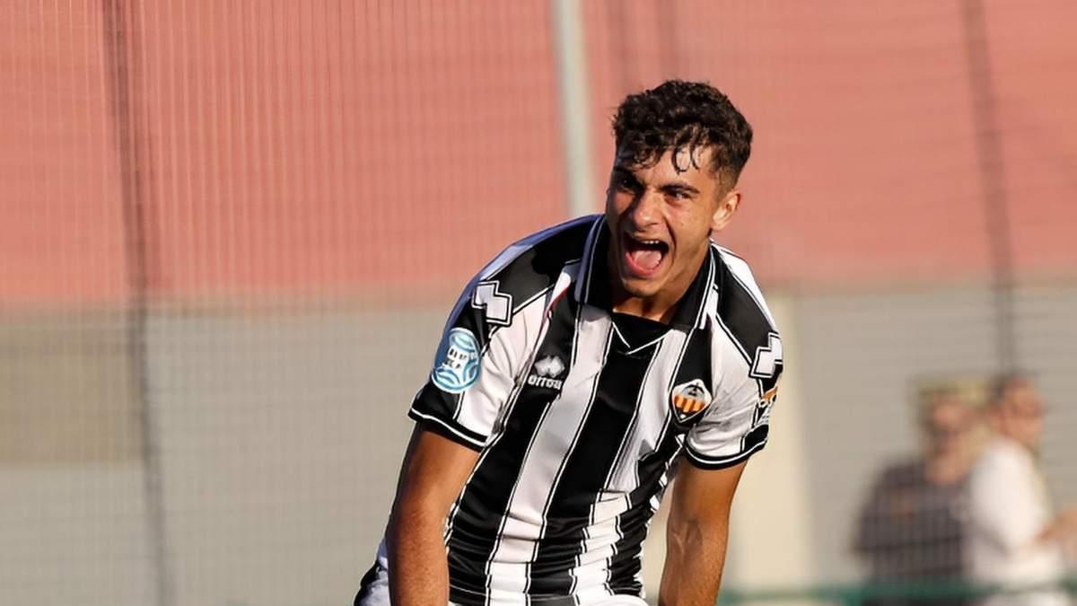 Fran Santamaría celebrando un gol| @CDCS_Academy