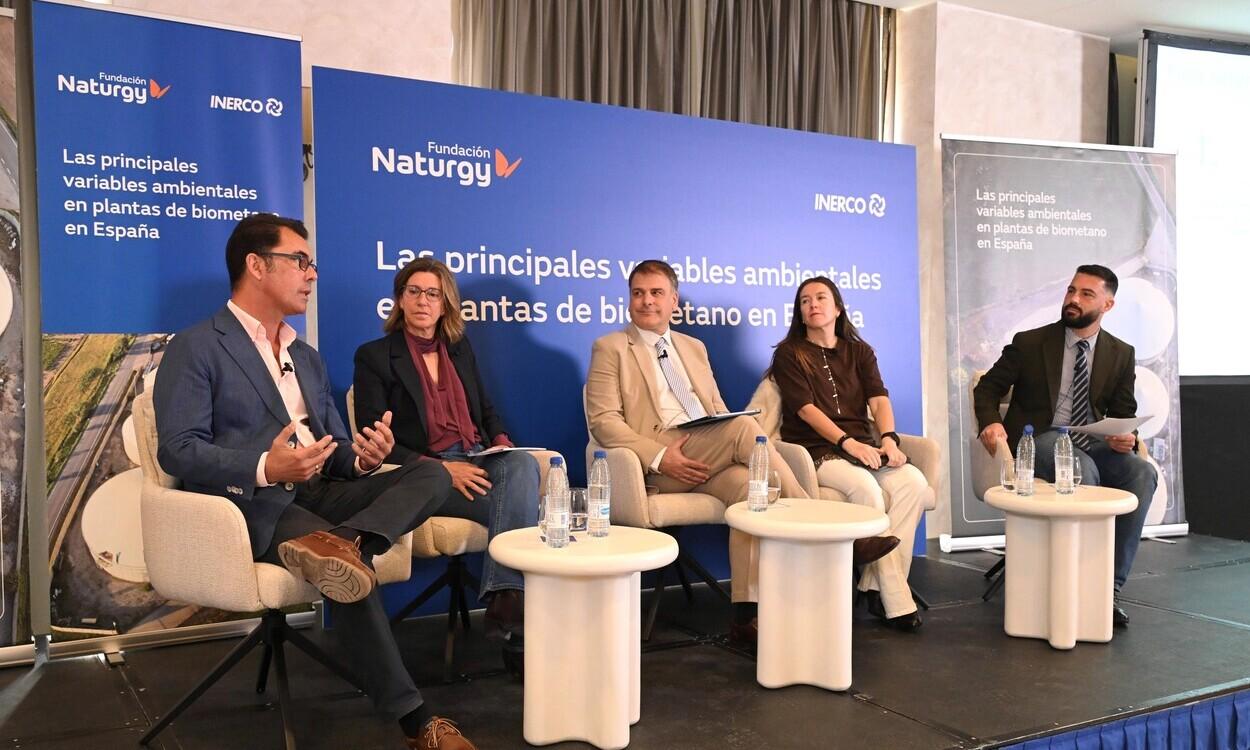 Representantes institucionales y expertos del sector debatieron sobre los retos y oportunidades del biometano en España. FUNDACIÓN NATURGY