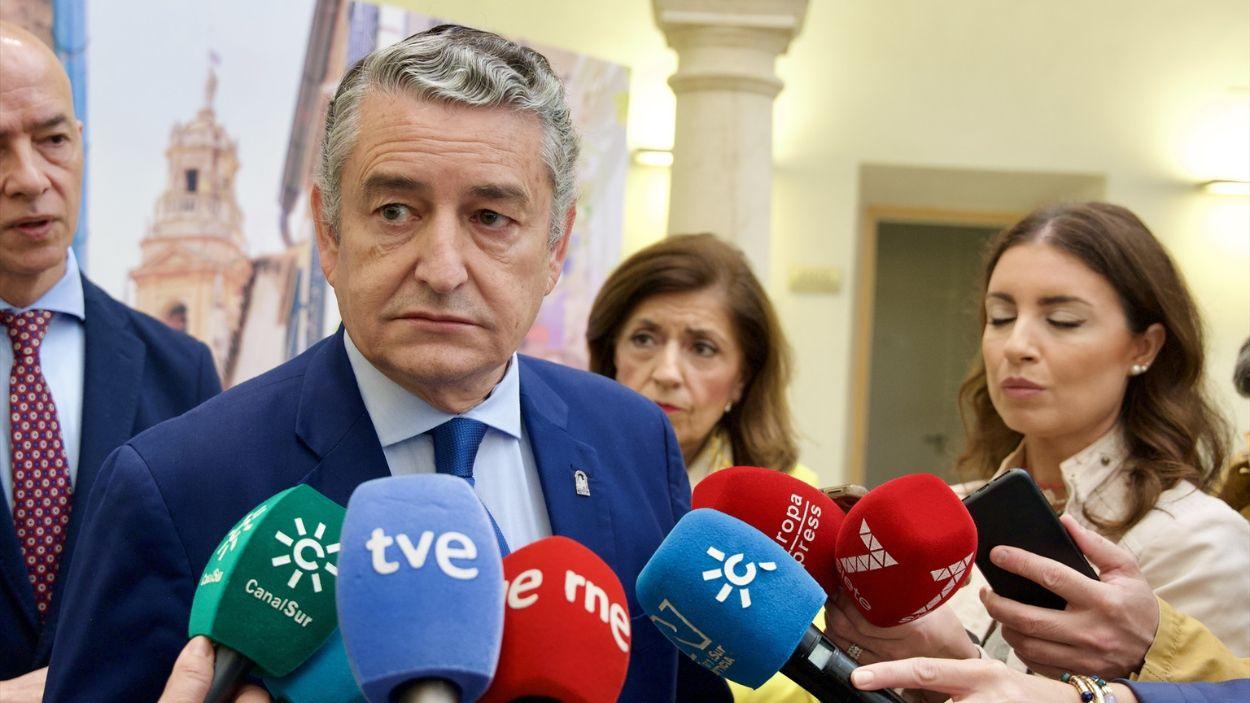 El consejero de Sanidad, Presidencia y Emergencias de la Junta de Andalucía, Antonio Sanz / EP