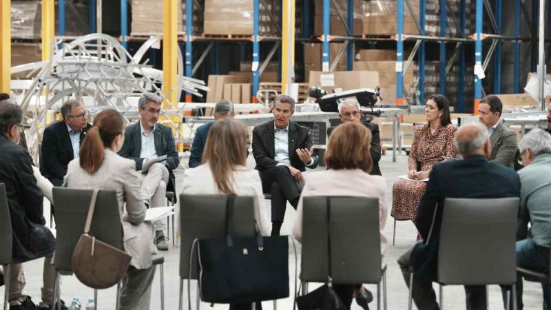 Reunión de Feijóo con empresarios en Toledo. PP CLM. Reunión de Feijóo con empresarios en Toledo. PP CLM.