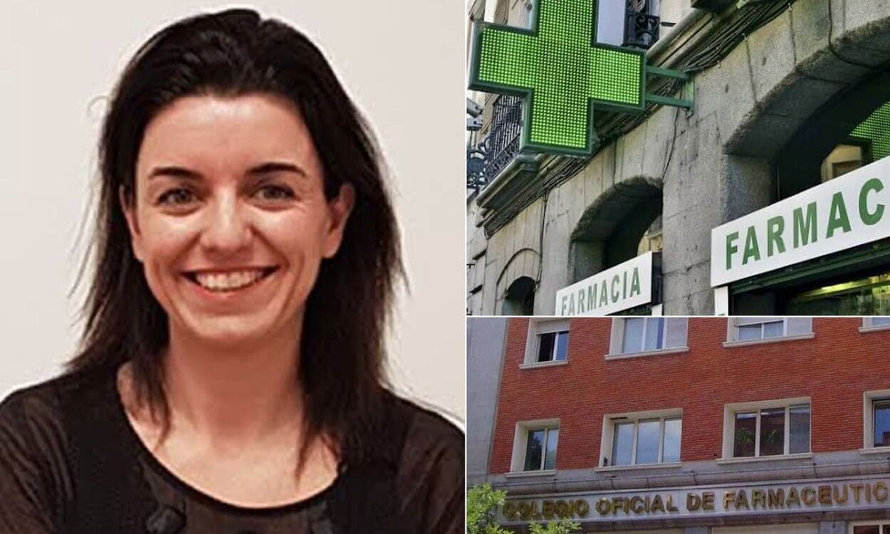 Noelia Tejedor, candidata a la presidencia del Colegio Oficial de Farmacéuticos de Madrid, durante el proceso electoral del COFM