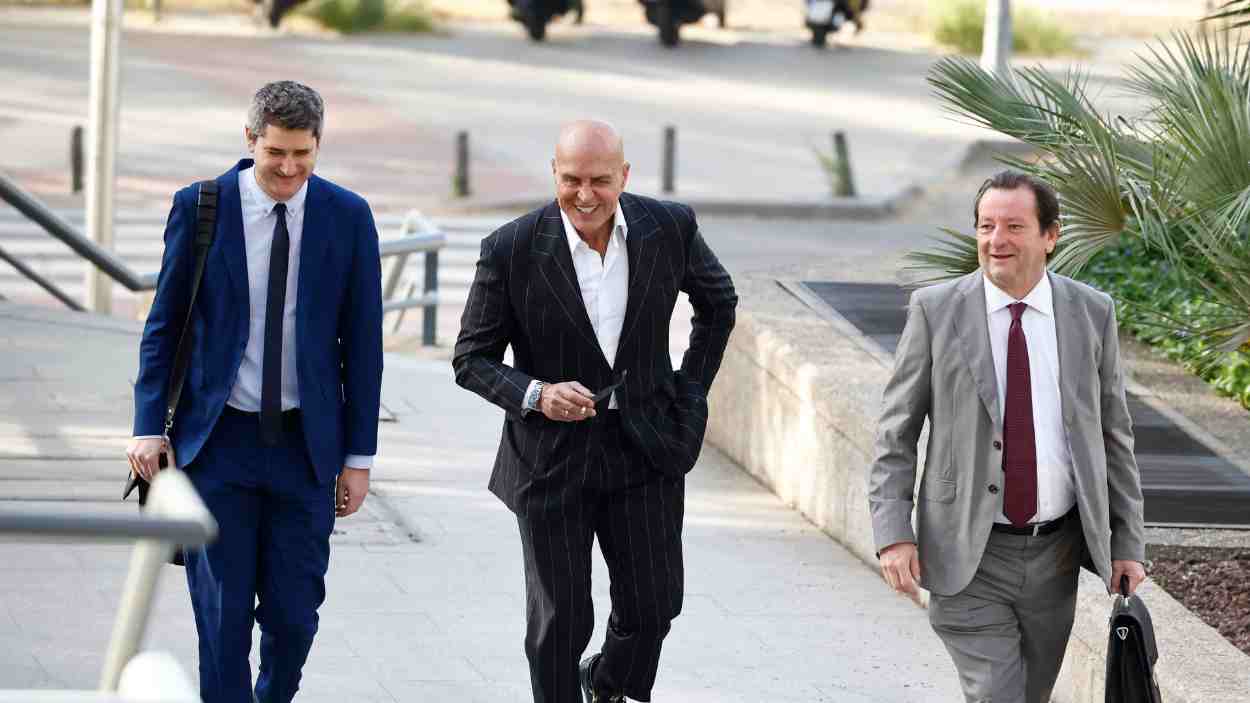 Kiko Matamoros llega a la Audiencia Provincial de Madrid. EP