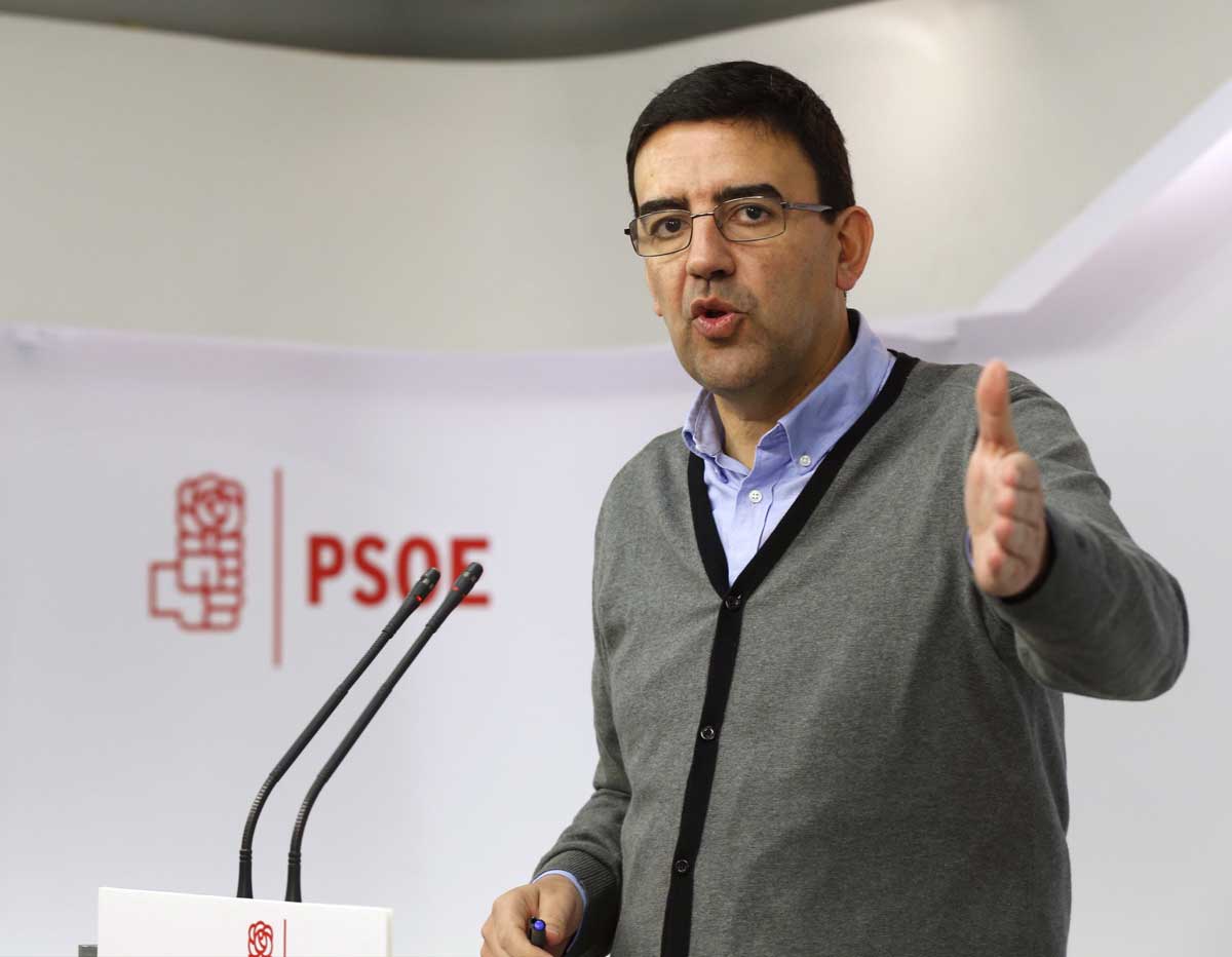 Mario Jiménez, portavoz del grupo socialista en el Parlamento andaluz.