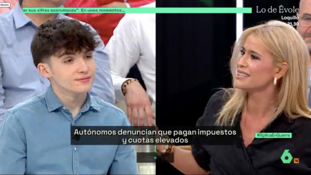 Jon Echevarria y Afra Blanco. laSexta Xplica.