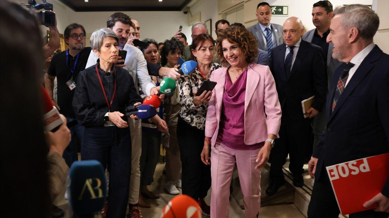 La diputada del Congreso de los Diputados y ex Vicepresidenta Primera del Gobierno y Ministra de Hacienda, María Jesús Montero / EP
