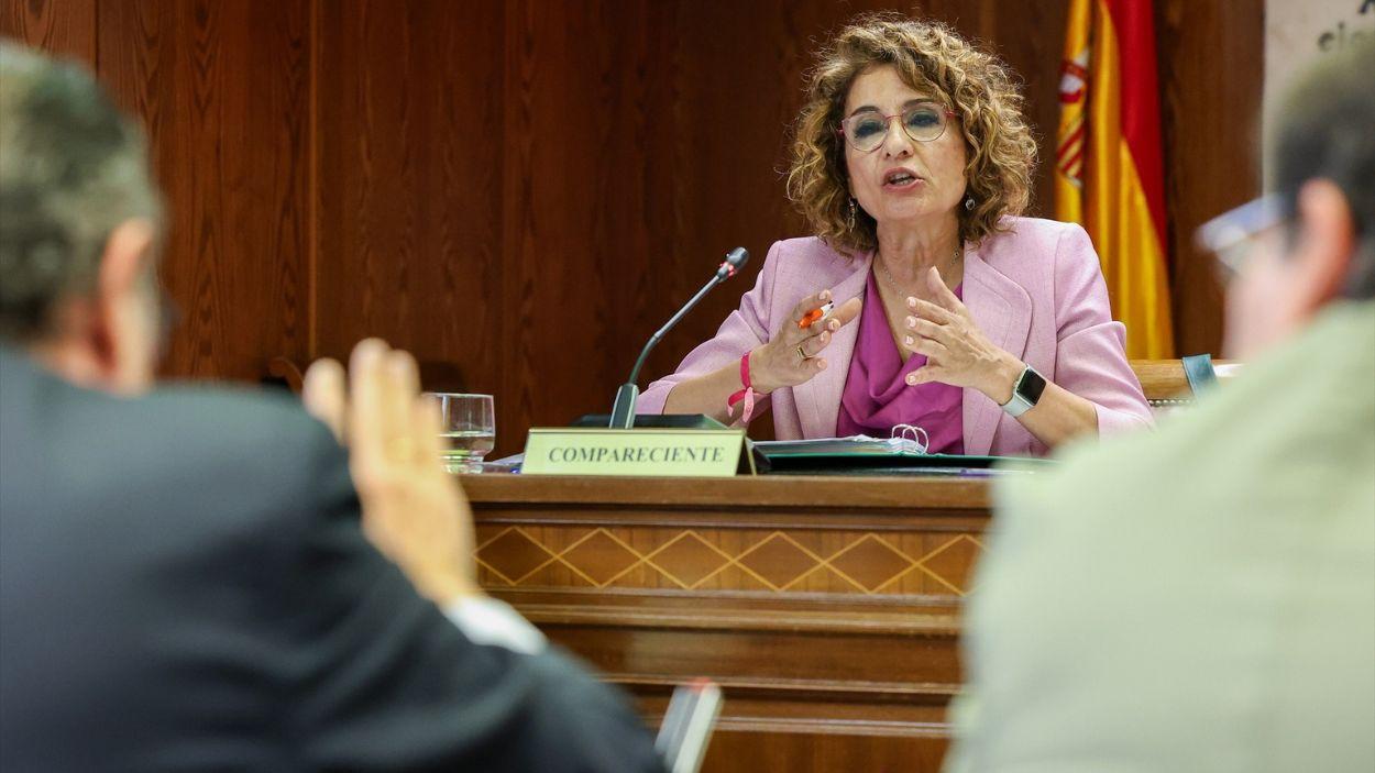 La diputada del Congreso de los Diputados y ex Vicepresidenta Primera del Gobierno y ex Ministra de Hacienda, María Jesús Montero / EP