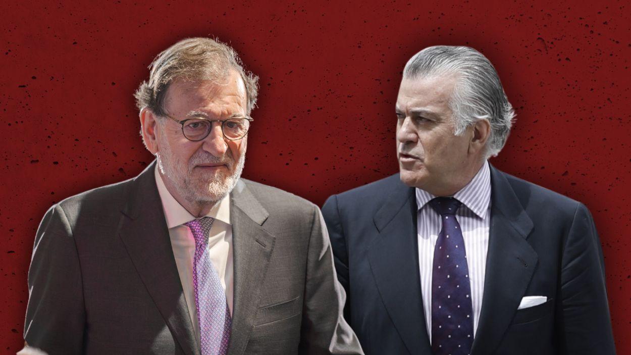 Mariano Rajoy y Luis Bárcenas. Elaboración propia.