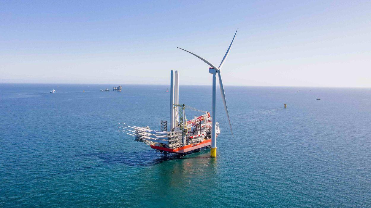 Turbina EA3 de Iberdrola en el Mar del Norte