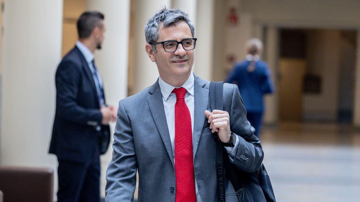 El ministro de la Presidencia, Justicia y Relaciones con las Cortes, Félix Bolaños. EP.