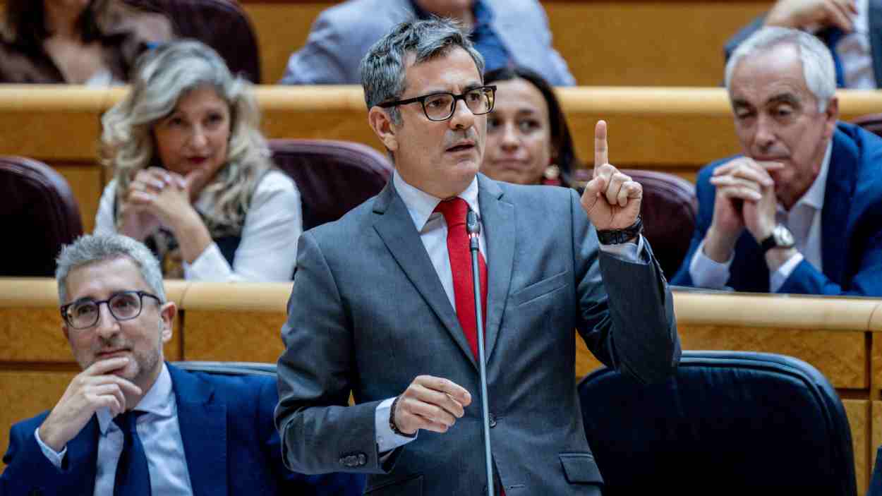 El ministro de la Presidencia, Justicia y Relaciones con las Cortes, Félix Bolaños. EP 