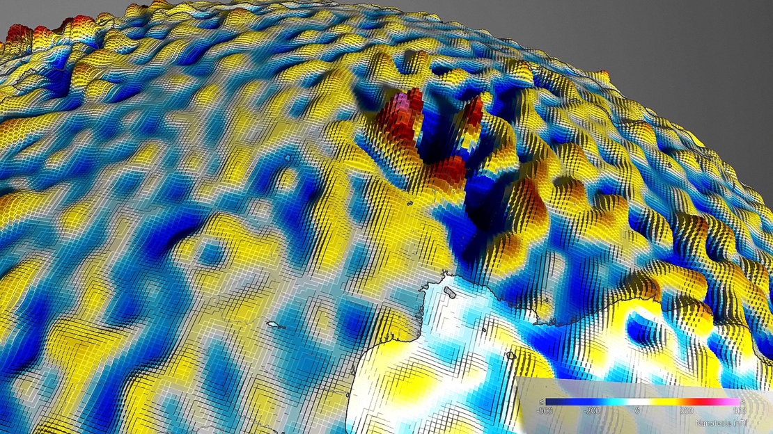 Un meteorito modifica el campo magnético de la Tierra