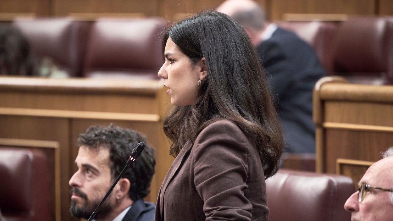 La portavoz de Vox en el Congreso, Pepa Millán. EP.