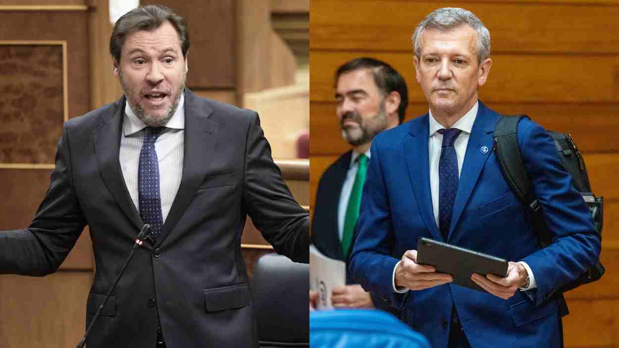 Óscar Puente retrata a Alfonso Rueda por su viaje a China