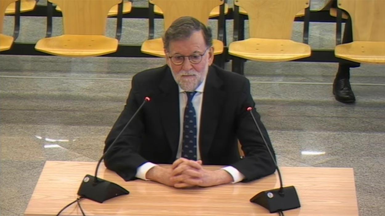 El expresidente del Gobierno, Mariano Rajoy, declara en el juicio del caso Kitchen