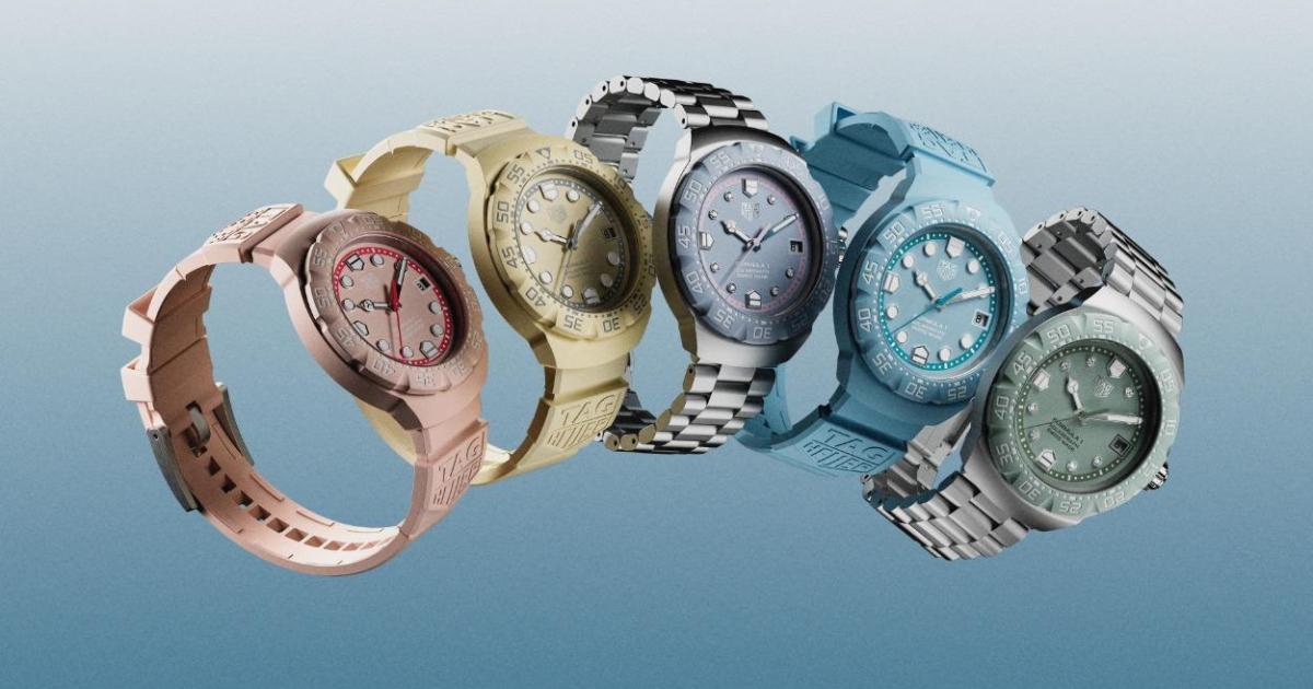 TAG Heuer reinterpreta el racing con tonos pastel y convierte el ‘Formula 1 Solargraph’ en el accesorio clave del verano