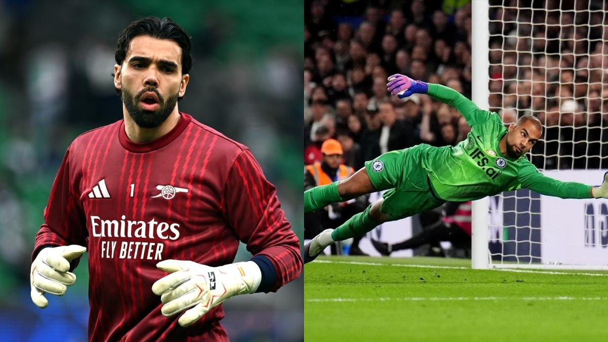 David Raya junto a Robert Sánchez| EP