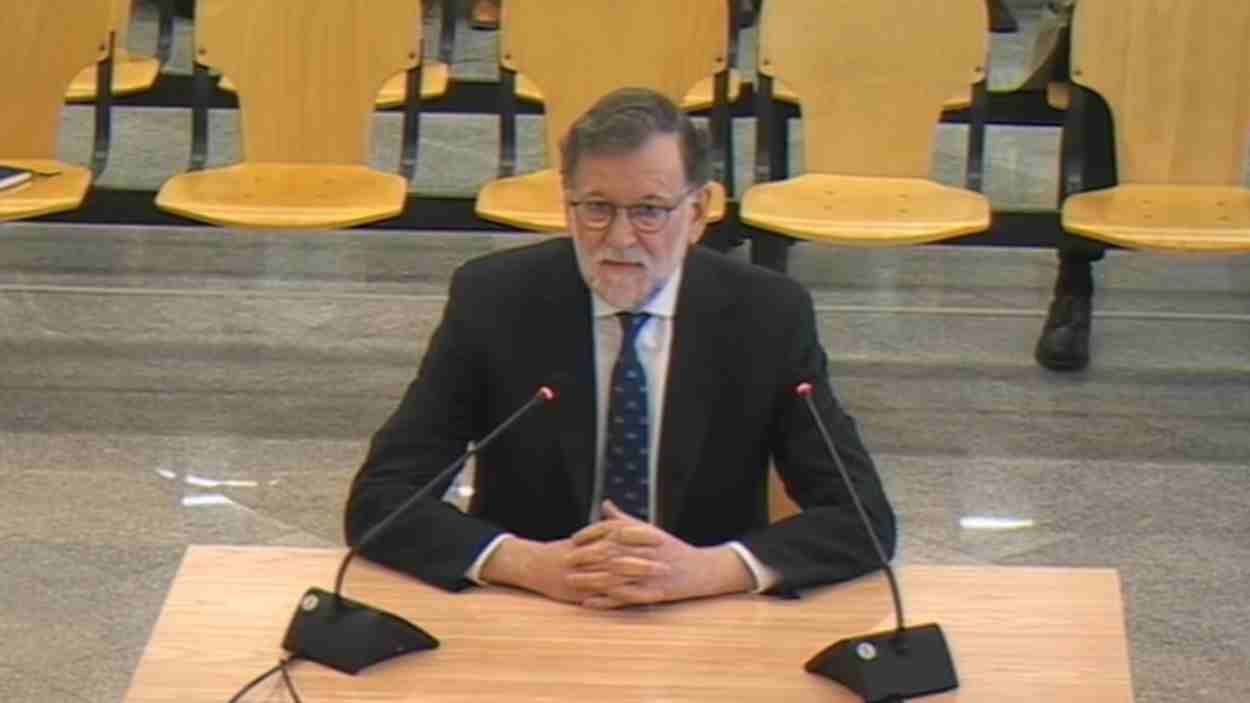 El expresidente del Gobierno Mariano Rajoy declara en el caso Kitchen. EP