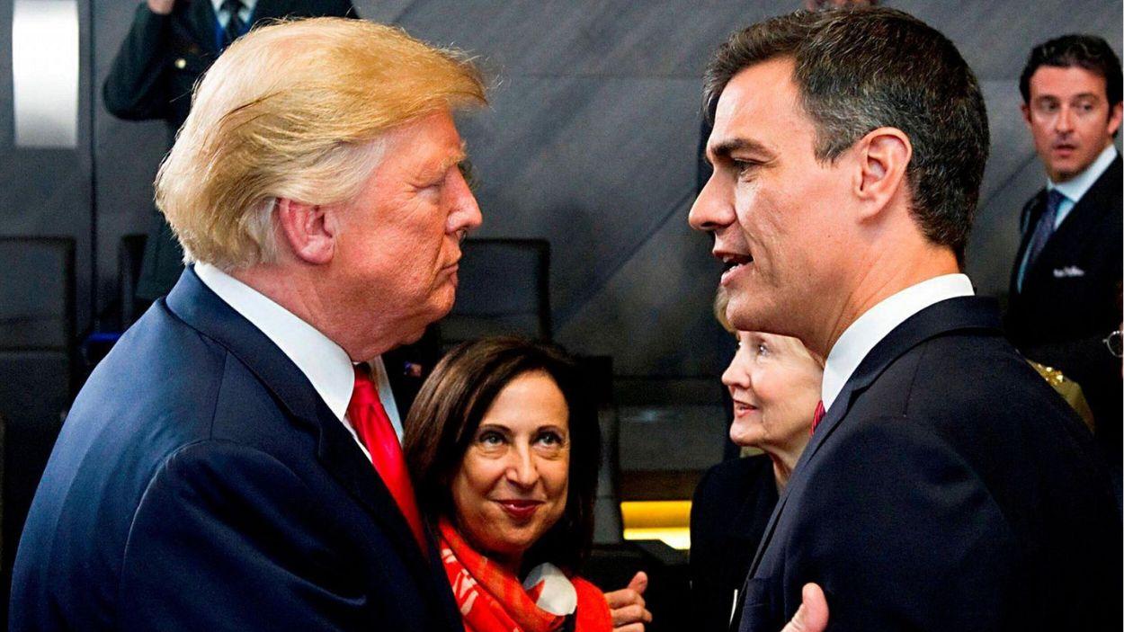 Donald Trump y Pedro Sánchez