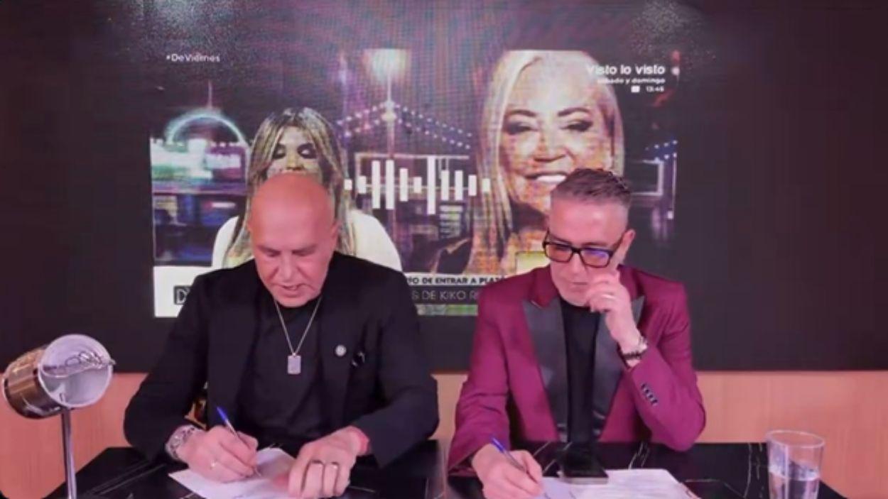 Kiko Matamoros y Kiko Hernández. YouTube