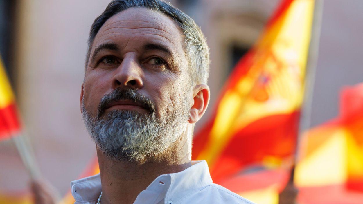 El presidente nacional de Vox, Santiago Abascal. EP.