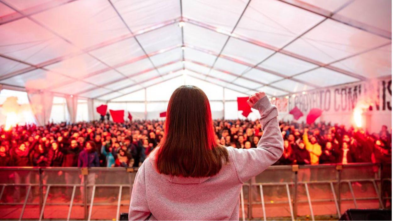 Miles de jóvenes del Movimiento Socialista preparan un 1 de mayo revolucionario. Imagen de la CJS.