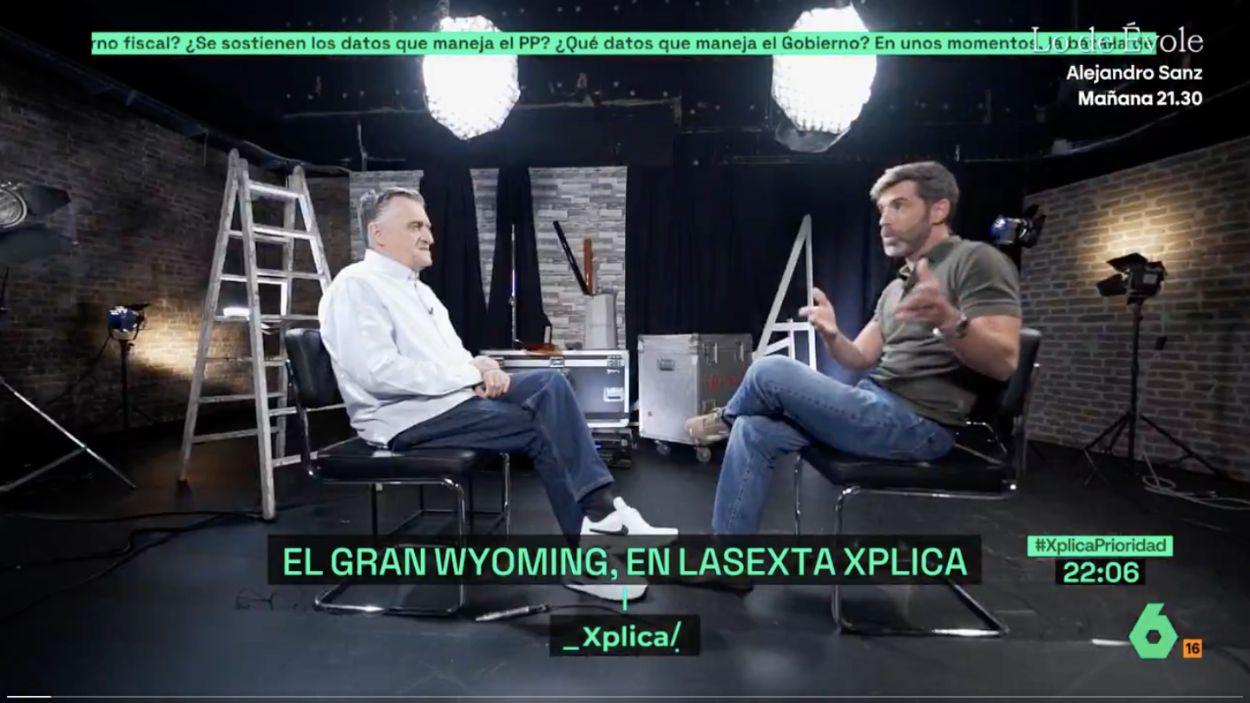  El Gran Wyoming y José Yélamo. laSexta Xplica.