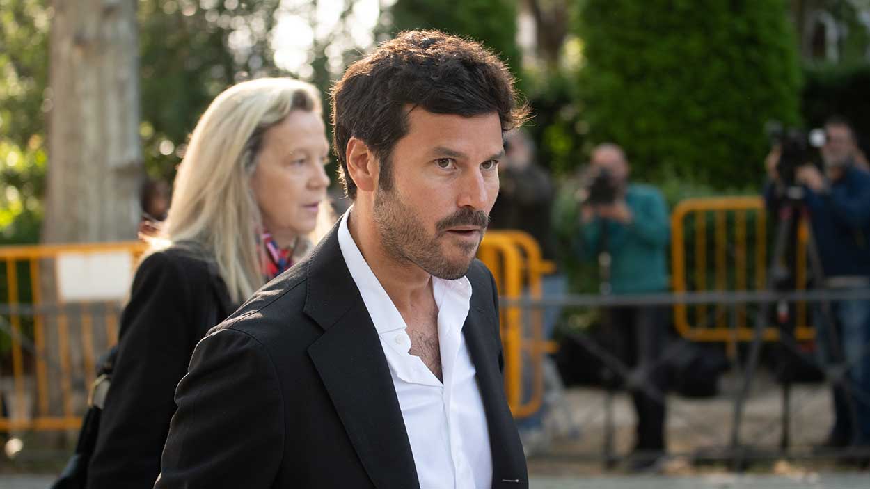 Guillermo 'Willy' Bárcenas, a su llegada a la Audiencia Nacional. EP