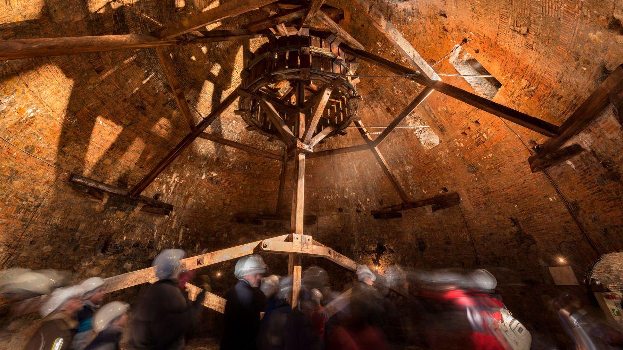Interior del baritel de San Andrés.