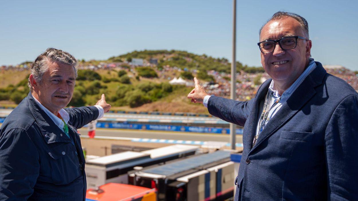 Antonio Sanz y Arturo Bernal en Jerez 