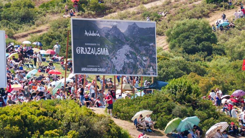 Cartel de Grazalema en Jerez