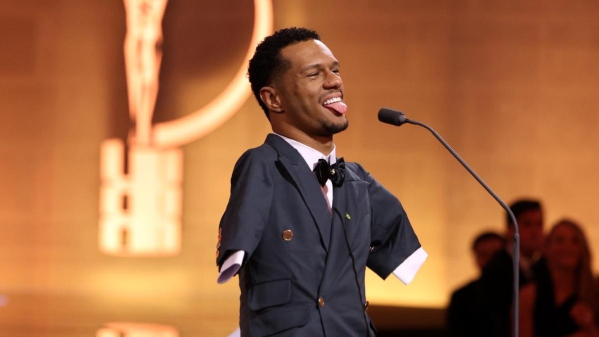 Gabriel "Gabrielzinho" Araujo durante los premios Laureus| @gabrielaraujo_s2