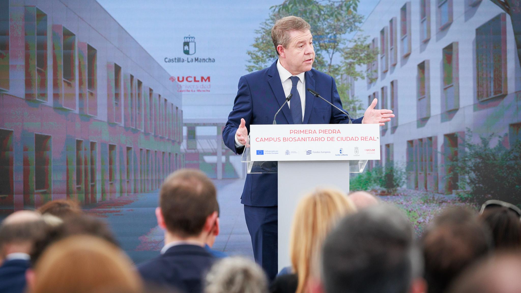 El presidente de Castilla-La Mancha, Emiliano García-Page. JCCM.