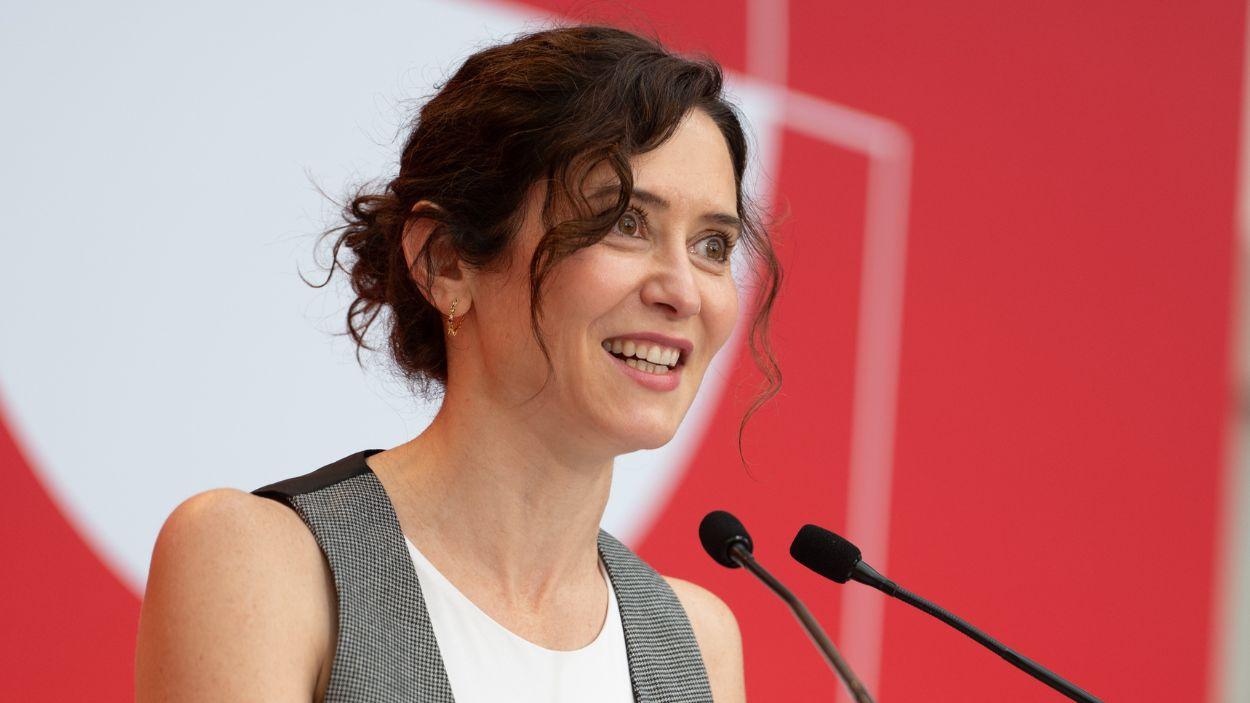 La presidenta de la Comunidad de Madrid, Isabel Díaz Ayuso. EP.