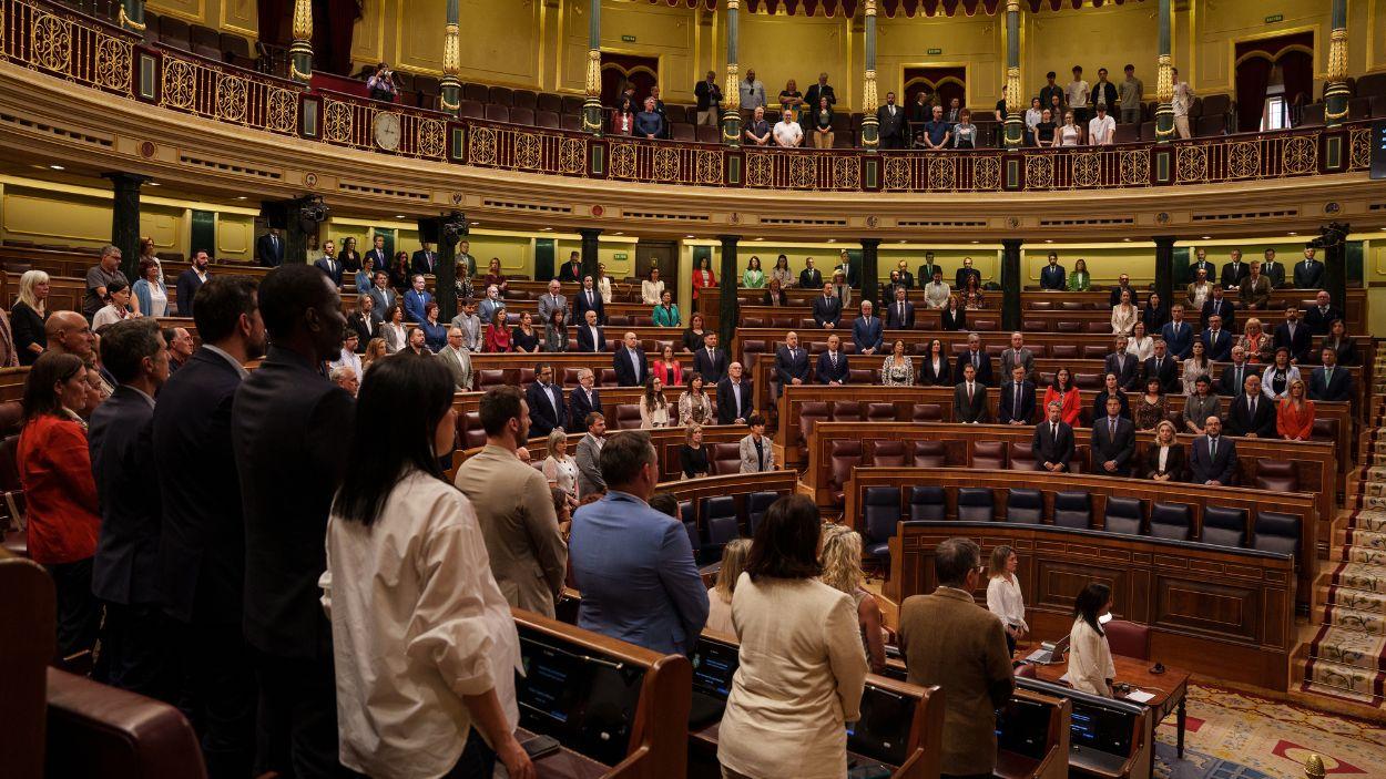 Imagen del Congreso de los Diputados en la jornada de votación de la prórroga de los alquileres. EP.