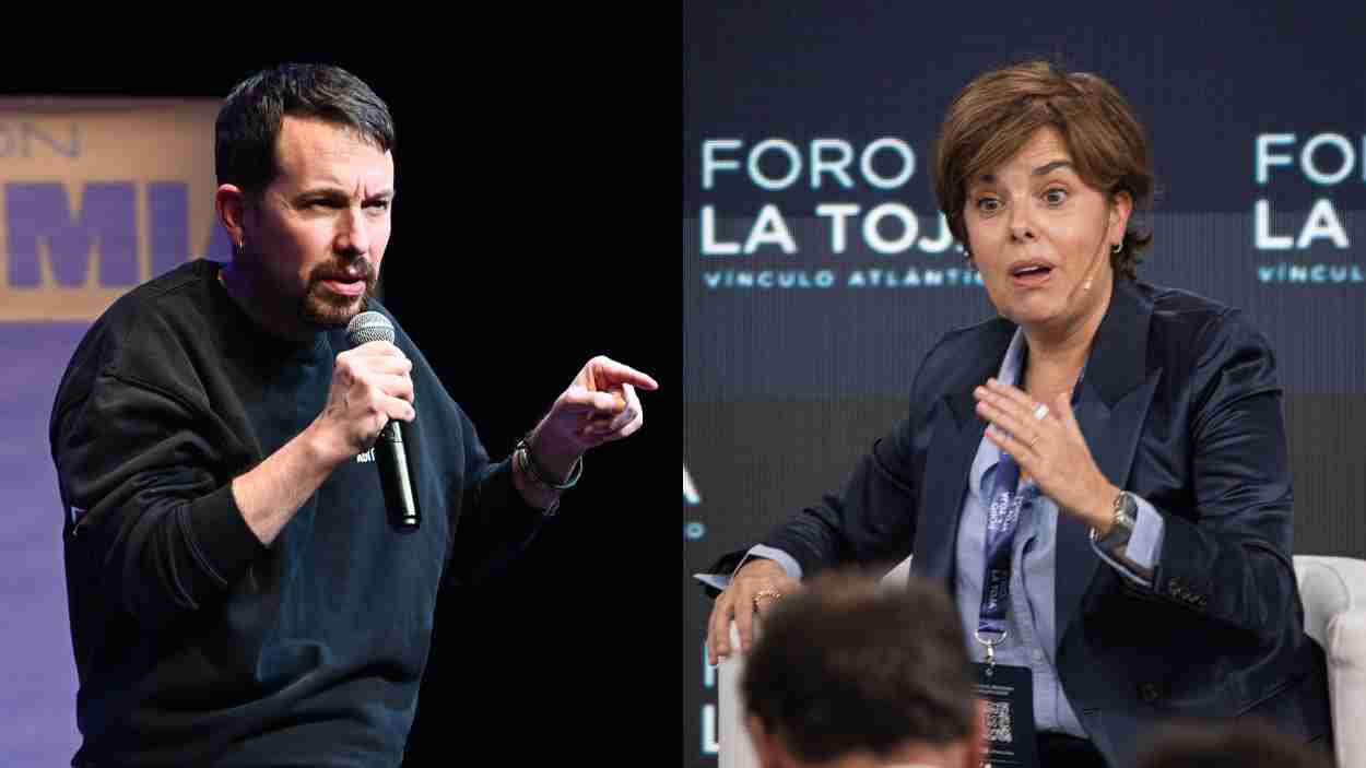 Iglesias señala la diferencia de trato tras ver a Sáenz de Santamaría sentada en la Audiencia Nacional