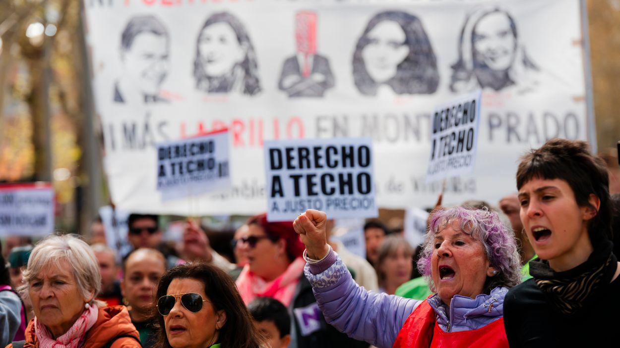 El movimiento de vivienda promete una primavera caliente contra la derecha y los defensores de la “prioridad rentista”. EP.
