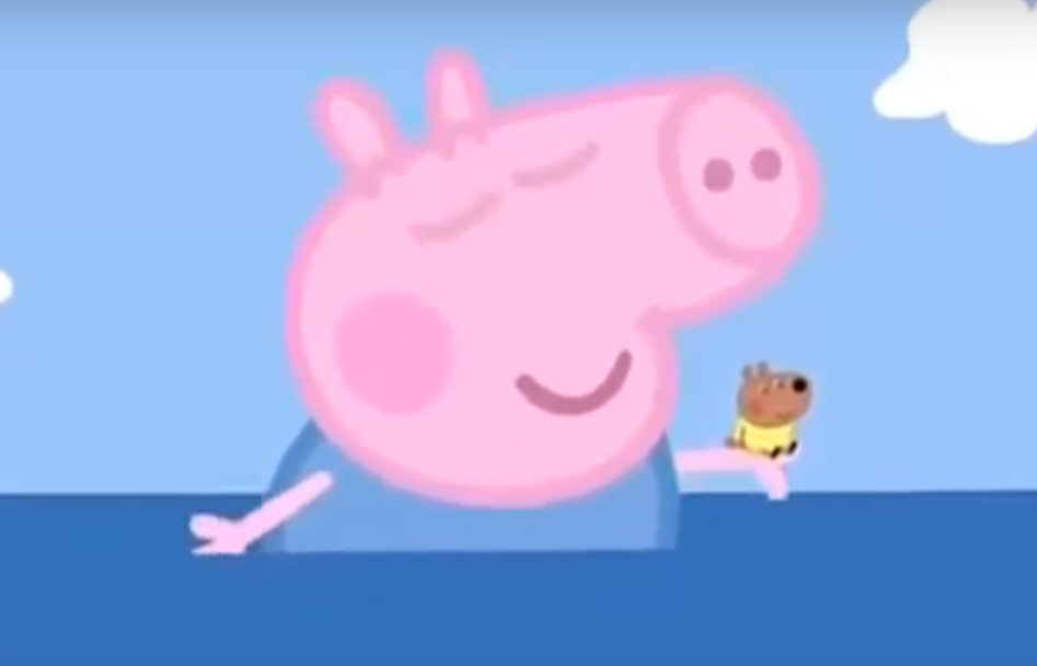 Captura de imagen de los dibujos Peppa Pig