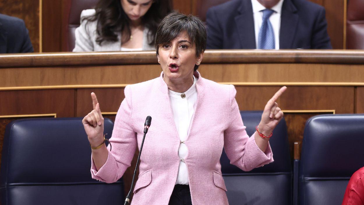 La ministra de Vivienda, Isabel Rodríguez, en el Congreso de los Diputados. Archivo EP