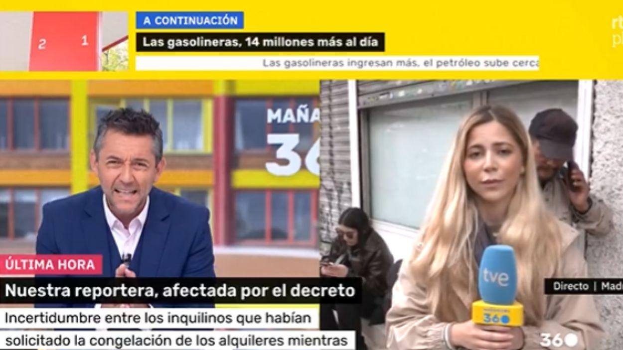 María Fortu y Javier Ruiz. TVE