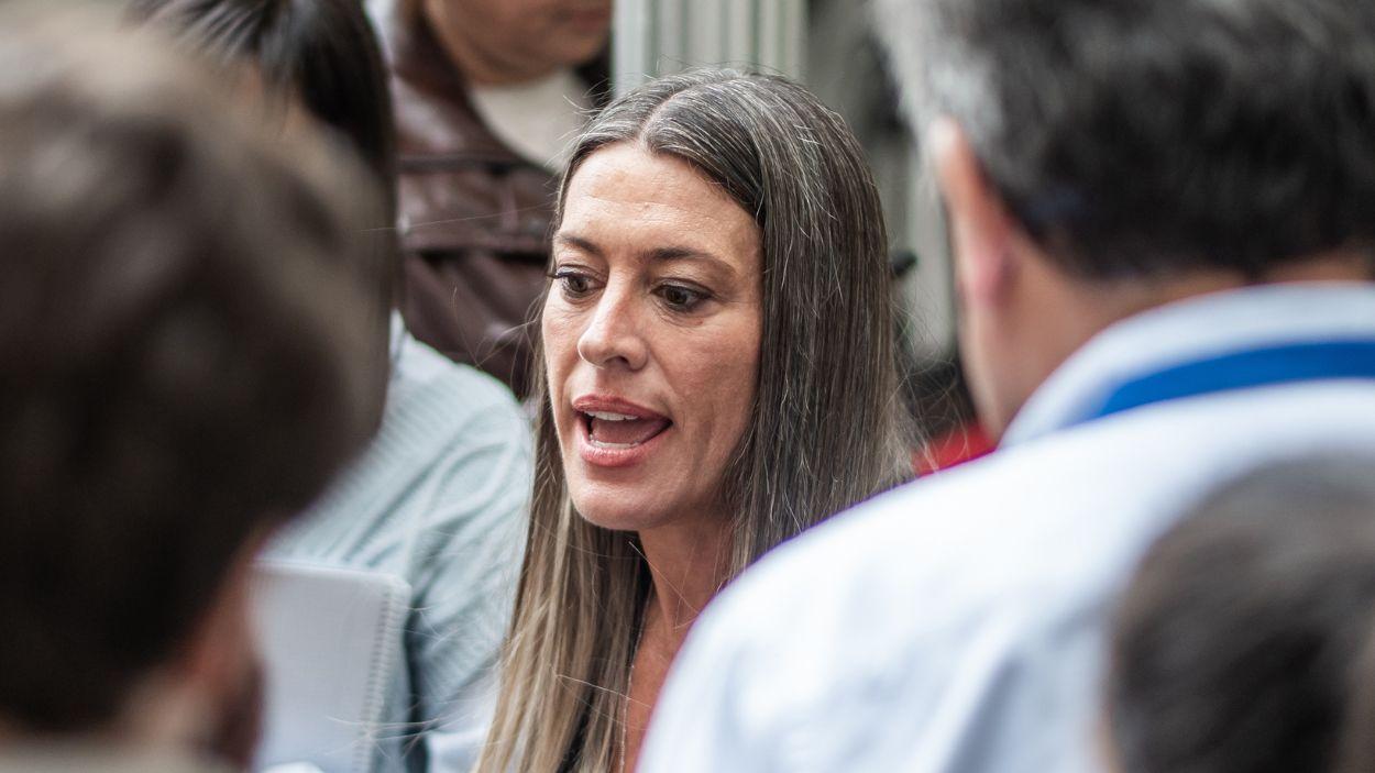 La portavoz de Junts en el Congreso de los Diputados, Miriam Nogueras. EP