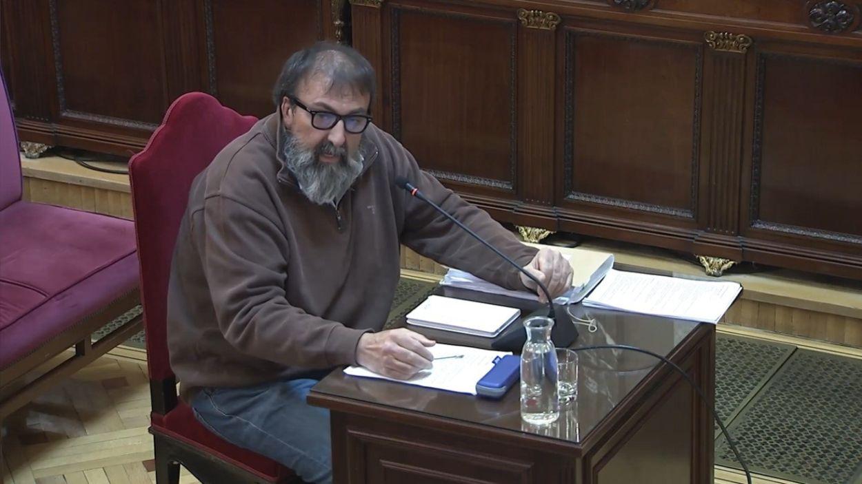 El exasesor ministerial Koldo García durante su declaración como acusado en el juicio de las mascarillas en el Tribunal Supremo. EP
