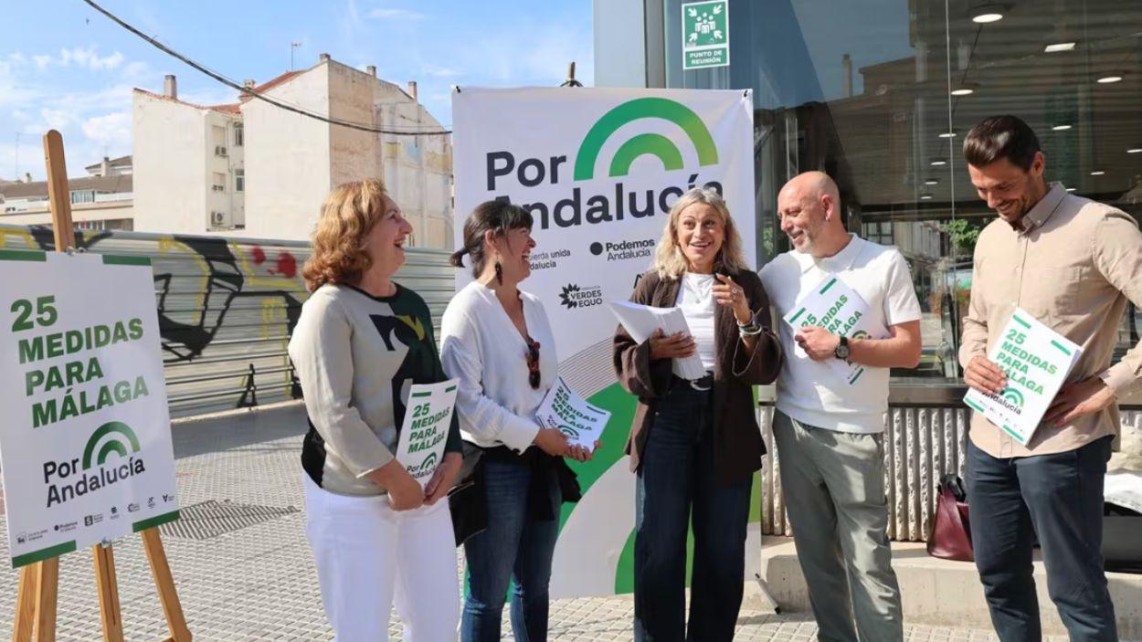 Candidatos de Por Andalucía en la provincia de Málaga / Por Andalucía