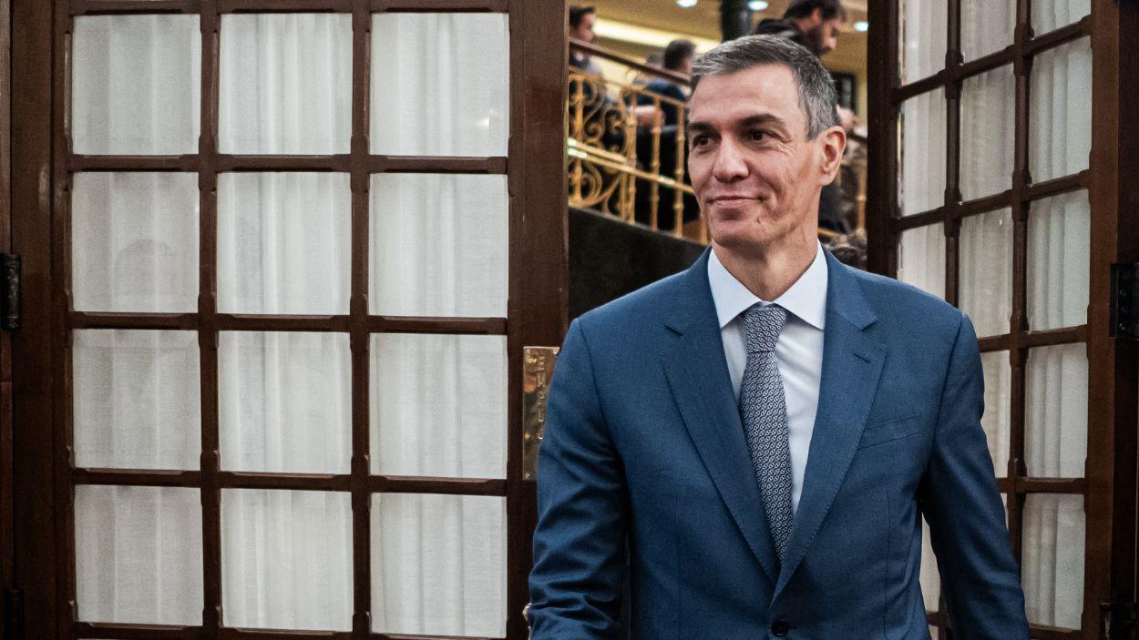 El presidente del Gobierno, Pedro Sánchez, durante una sesión plenaria en el Congreso, a 29 de abril de 2026, en Madrid. EP.